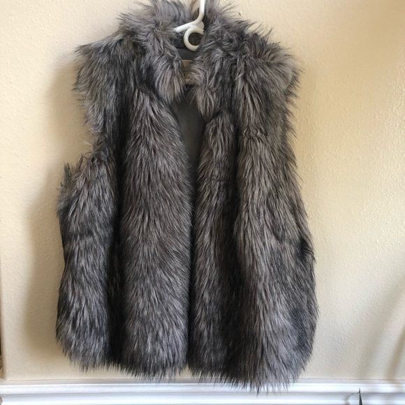 MICHAEL Michael Kors Jackets & Blazers - Michael Kors faux  fur vest Grey size 2X
